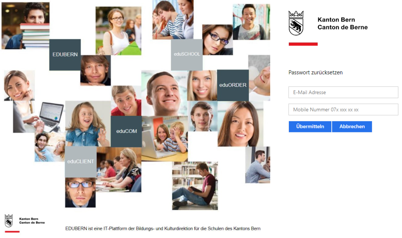 O365 Passwort zurücksetzen