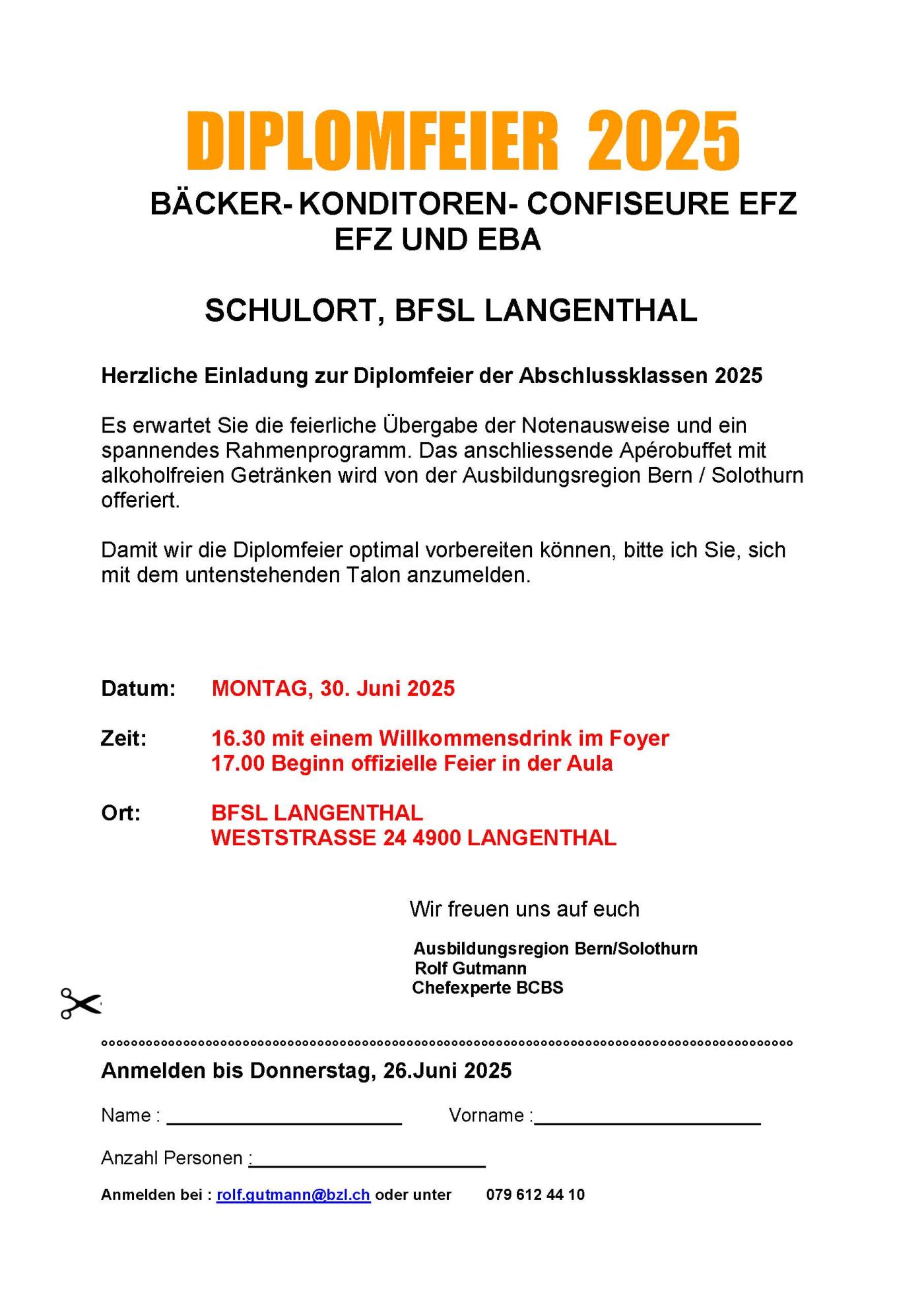 BAKFZ & BAKBA Diplomfeier